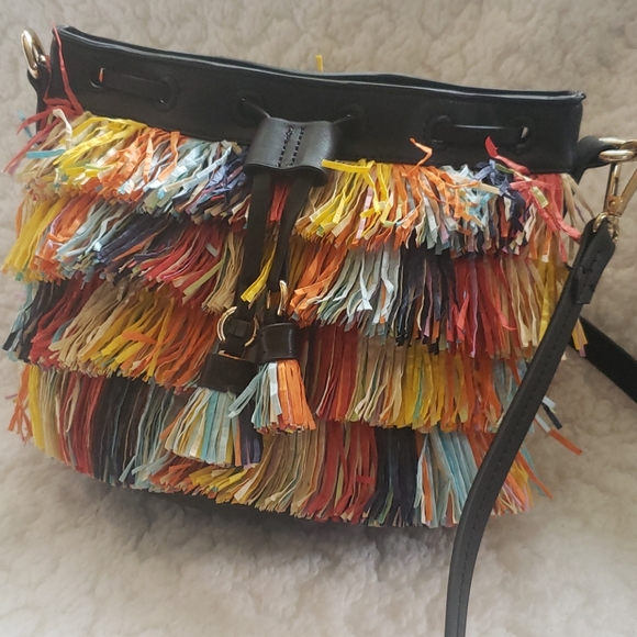 Fun bag alert! Multi-color Zara shoulder bag - Picture 3 of 4